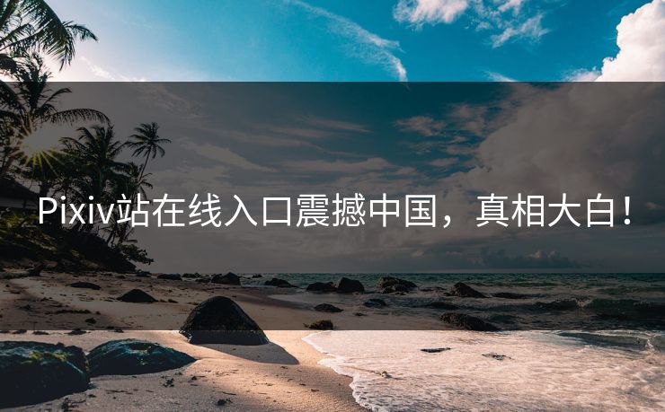 Pixiv站在线入口震撼中国，真相大白！